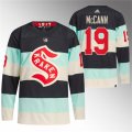 Cheap Men's Seattle Kraken #19 Jared McCann Deep Sea Blue 2024 Winter Classic Primegreen Stitched Jersey