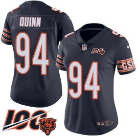 Wholesale Cheap Nike Bears #94 Robert Quinn Navy Blue Team Color Women\'s Stitched NFL 100th Season Vapor Untouchable Limited Jersey