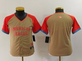 Youth American League Cream 2024 All Star Limited Stitched Jersey