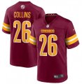 Wholesale Cheap Men's Washington Commanders #26 Landon Collins 2022 Burgundy Game Stitched Jersey