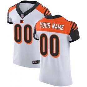 Wholesale Cheap Nike Cincinnati Bengals Customized White Stitched Vapor Untouchable Elite Men\'s NFL Jersey