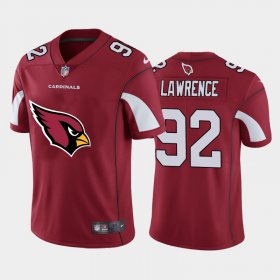 Wholesale Cheap Arizona Cardinals #92 Rashard Lawrence Red Men\'s Nike Big Team Logo Vapor Limited NFL Jersey