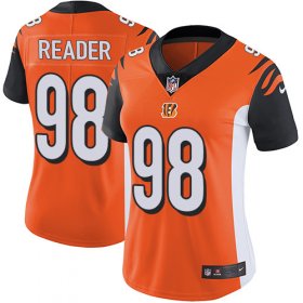 Wholesale Cheap Nike Bengals #98 D.J. Reader Orange Alternate Women\'s Stitched NFL Vapor Untouchable Limited Jersey