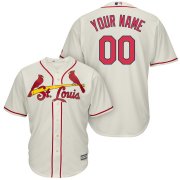 Wholesale Cheap St. Louis Cardinals Majestic Cool Base Custom Jersey Cream