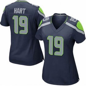 Wholesale Cheap Women\'s Seattle Seahawks #19 Penny Hart Nike Navy Blue Game Jersey