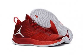 Wholesale Cheap Air Jordan Super Fly 5 X Shoes Red/White