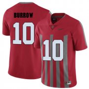 Wholesale Cheap Ohio State Buckeyes 10 Joe Burrow Red College Football Elite Jersey