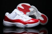 Wholesale Cheap Air Jordan 11 Low Cherry Varsity Red/White