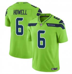 Cheap Youth Seattle Seahawks #6 Sam Howell Green Vapor Limited Football Stitched Jersey