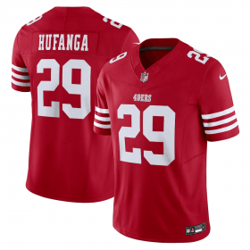 Wholesale Cheap Men\'s San Francisco 49ers #29 Talanoa Hufanga Red 2023 F.U.S.E. Vapor Untouchable Limited Stitched Football Jersey