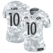 Cheap Women's Los Angeles Rams #10 Cooper Kupp 2024 F.U.S.E Arctic Camo Salute To Service Limited Stitched Football Jersey(Run Small)