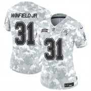 Cheap Women's Tampa Bay Buccaneers #31 Antoine Winfield Jr. 2024 F.U.S.E Arctic Camo Salute To Service Limited Stitched Football Jersey(Run Small)