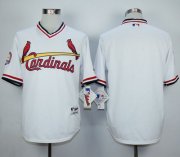 Wholesale Cheap Cardinals Blank White 1982 Turn Back The Clock Stitched MLB Jersey