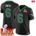 DeVonta Smith 6 Philadelphia Eagles Kelly Green Super Bowl Champions LIX Patch Vapor Limited Jersey