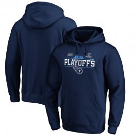 Wholesale Cheap Tennessee Titans 2019 NFL Playoffs Bound Chip Shot Pullover Hoodie Navy