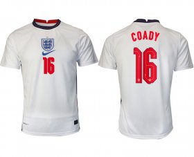 Wholesale Cheap Men 2021 Europe England home AAA version 16 soccer jerseys