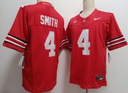 Cheap Men's Ohio State Buckeyes #4 Jeremiah Smith Red FUSE College Stitched Jersey