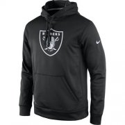 Wholesale Cheap Men's Las Vegas Raiders Nike Black Practice Performance Pullover Hoodie