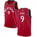 Wholesale Cheap Raptors #9 Serge Ibaka Red 2019 Finals Bound Women's Basketball Swingman Icon Edition Jersey