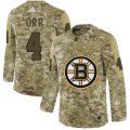 Wholesale Cheap Adidas Bruins #4 Bobby Orr Camo Authentic Stitched NHL Jersey