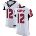 Wholesale Cheap Nike Falcons #12 Mohamed Sanu Sr White Men's Stitched NFL Vapor Untouchable Elite Jersey