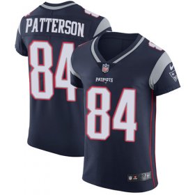 Wholesale Cheap Nike Patriots #84 Cordarrelle Patterson Navy Blue Team Color Men\'s Stitched NFL Vapor Untouchable Elite Jersey