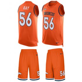 Wholesale Cheap Nike Broncos #56 Shane Ray Orange Team Color Men\'s Stitched NFL Limited Tank Top Suit Jersey