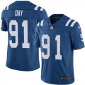 Wholesale Cheap Nike Colts #91 Sheldon Day Royal Blue Team Color Men's Stitched NFL Vapor Untouchable Limited Jersey