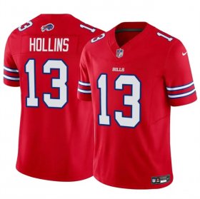 Cheap Men\'s Buffalo Bills #13 Mack Hollins Red 2024 F.U.S.E. Vapor Untouchable Limited Stitched Football Jersey