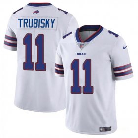 Cheap Men\'s Buffalo Bills #11 Mitch Trubisky White Vapor Untouchable Limited Football Stitched Jersey