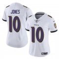 Cheap Women's Baltimore Ravens #10 Emory Jones White Vapor Football Jersey(Run Small)