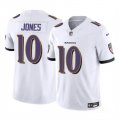 Cheap Men's Baltimore Ravens #10 Emory Jones White 2023 F.U.S.E Vapor Limited Football Jersey