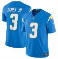 Wholesale Cheap Men's Los Angeles Chargers #3 Derwin James Jr. Blue 2023 F.U.S.E. Vapor Untouchable Limited Stitched Jersey