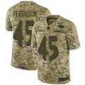 Wholesale Cheap Nike Ravens #45 Jaylon Ferguson Camo Men's Stitched NFL Limited 2018 Salute To Service Jersey