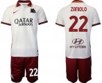 Wholesale Cheap Men 2020-2021 Club Roma away white 22 Nike Soccer Jersey