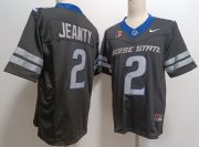 Cheap Men's Boise State Broncos #2 Ashton Jeanty Black 2024 F.U.S.E. Vapor Limited Stitched Football Jersey