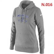 Wholesale Cheap Women's Nike Indianapolis Colts Heart & Soul Pullover Hoodie Light Grey