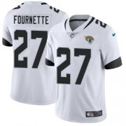 Wholesale Cheap Nike Jaguars #27 Leonard Fournette White Men's Stitched NFL Vapor Untouchable Limited Jersey