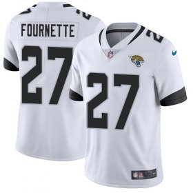 Wholesale Cheap Nike Jaguars #27 Leonard Fournette White Men\'s Stitched NFL Vapor Untouchable Limited Jersey