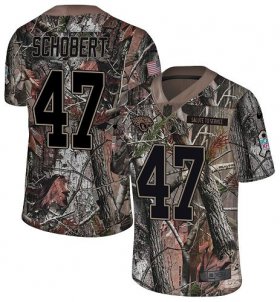 Wholesale Cheap Nike Jaguars #47 Joe Schobert Camo Men\'s Stitched NFL Limited Rush Realtree Jersey