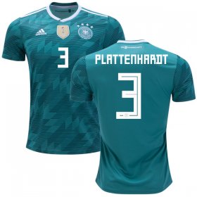 Wholesale Cheap Germany #3 Plattenhardt Away Soccer Country Jersey