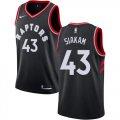 Wholesale Cheap Raptors #43 Pascal Siakam Black Women's Basketball Swingman Statement Edition Jersey