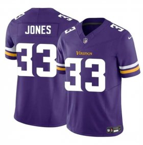 Cheap Men\'s Minnesota Vikings #33 Aaron Jones Purple F.U.S.E. Vapor Untouchable Limited Football Stitched Jersey