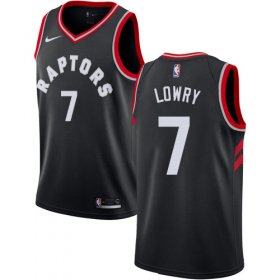 Wholesale Cheap Raptors #7 Kyle Lowry Black Women\'s Basketball Swingman Statement Edition Jersey