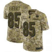 Wholesale Cheap Nike Bengals #85 Tyler Eifert Camo Youth Stitched NFL Limited 2018 Salute to Service Jersey