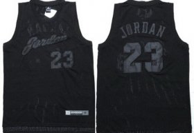 Wholesale Cheap Men\'s Chicago Bulls #23 Michael Jordan All Black Soul Swingman Jersey