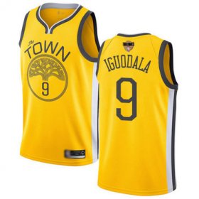 Wholesale Cheap Warriors #9 Andre Iguodala Gold 2019 Finals Bound Basketball Swingman Earned Edition Jersey