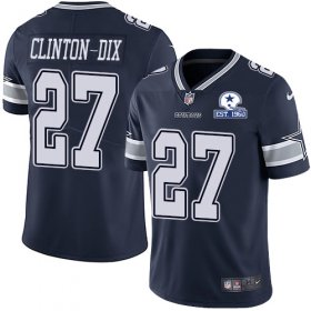 Wholesale Cheap Nike Cowboys #27 Ha Ha Clinton-Dix Navy Blue Team Color Men\'s Stitched With Established In 1960 Patch NFL Vapor Untouchable Limited Jersey