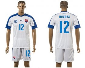 Wholesale Cheap Slovakia #12 Novota Home Soccer Country Jersey