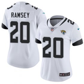 Wholesale Cheap Nike Jaguars #20 Jalen Ramsey White Women\'s Stitched NFL Vapor Untouchable Limited Jersey